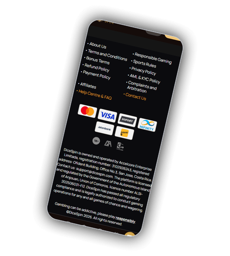 Cashier screen listing deposit methods including Visa, Interac and Jeton